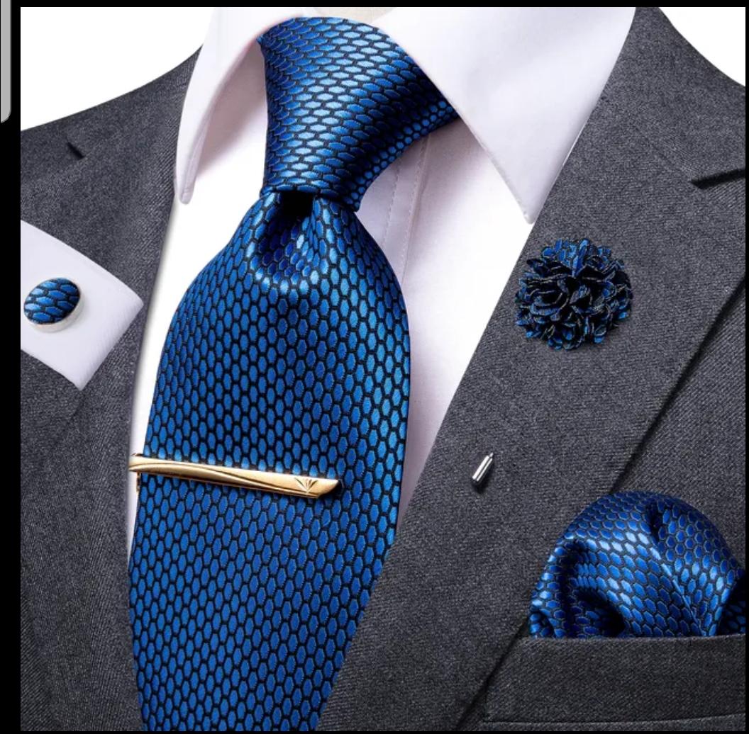 Men's luxury Necktie set