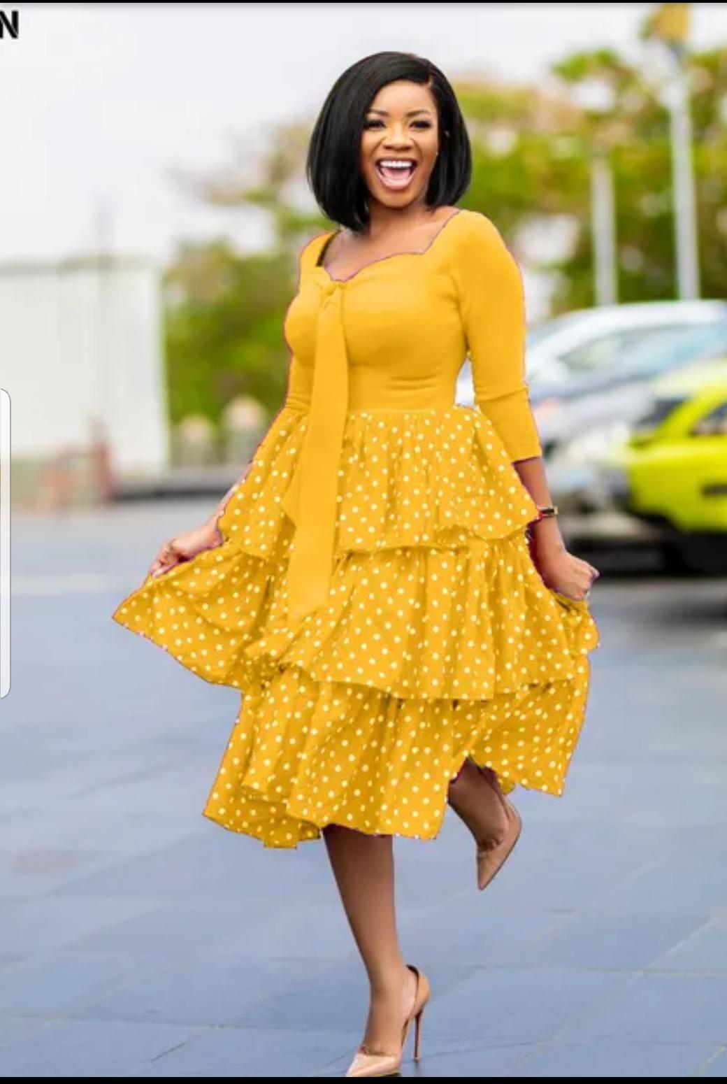 Eve polka dress